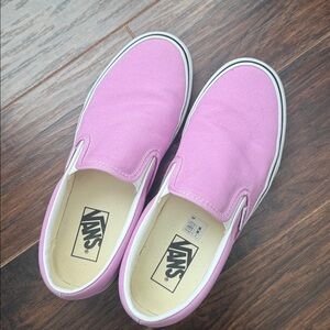 Vans Classic Pink Slip-On Shoes